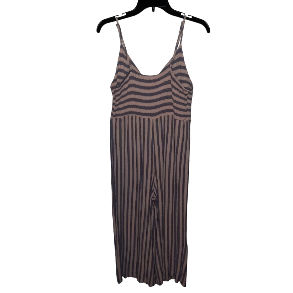 XHILARATION Striped Jumpsuit Medium - Picture 2 of 8